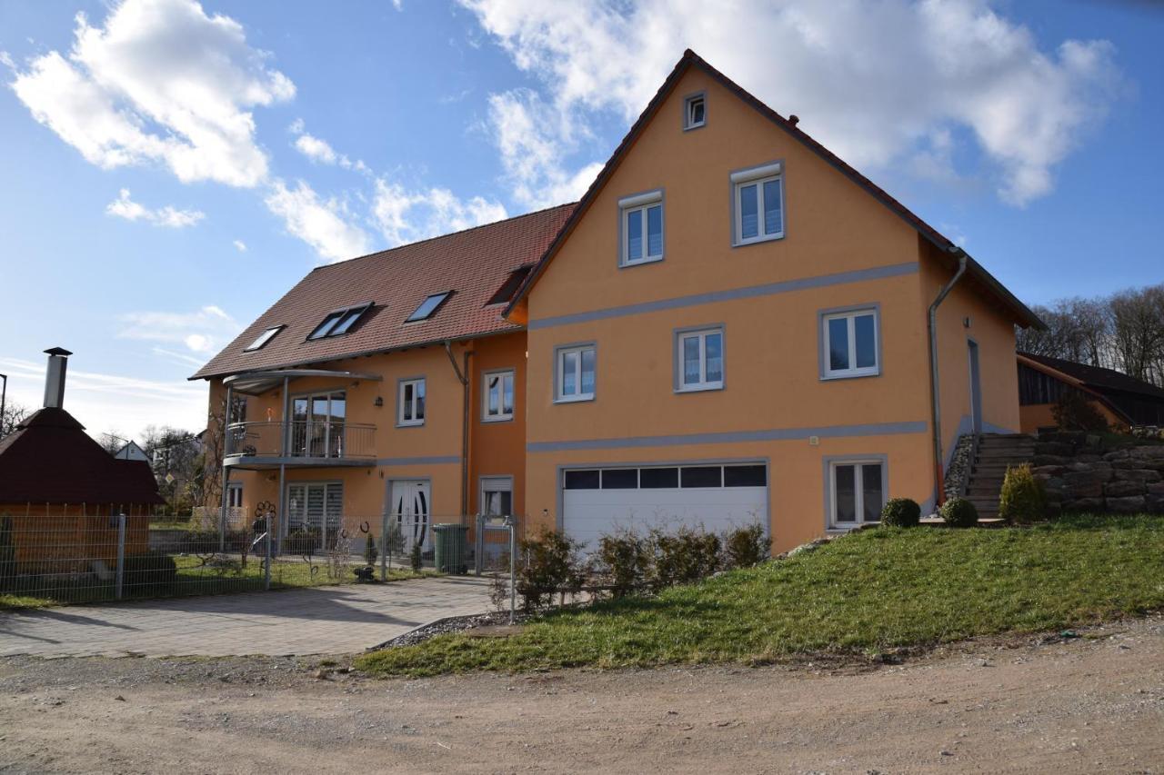 Ferienwohnung Pferdefreunde Loberhof Weihenzell Exterior foto